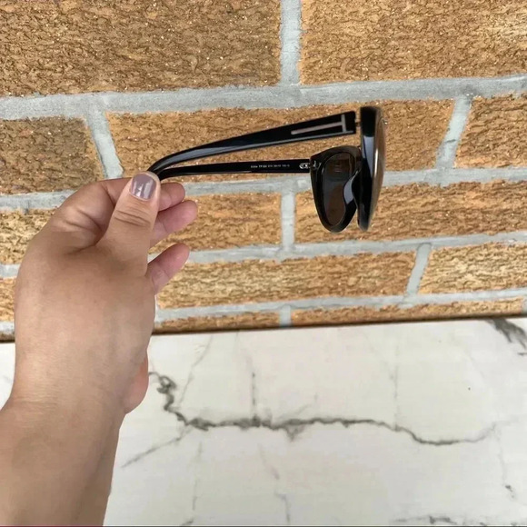 Tom Ford Edita Sunglasses- Black - Picture 3 of 11